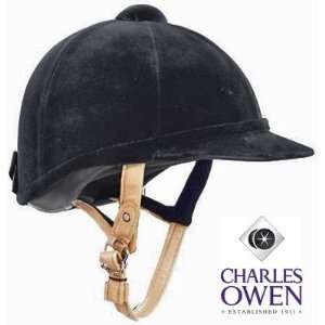  Charles Owen Wellington Classic Helmet Black, 6.5 8 