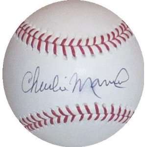  Charlie Manuel autographed Baseball