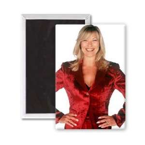 Claire King   3x2 inch Fridge Magnet   large magnetic button   Magnet
