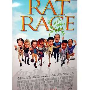  WHOOPIE GOLDBERG CUBA GOODING JR. Signed RATRACE Poster 