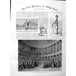  1886 Ireland Parliament Bank Earl Moira Grattan Edward 