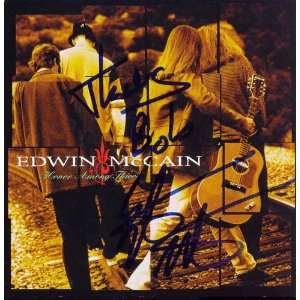 EDWIN MCCAIN Signed Autographed CD COVER UACC RD