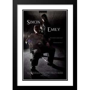 Simon & Emily 20x26 Framed and Double Matted Movie Poster   Style A 