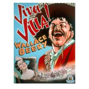  Viva Villa, Fay Wray, Wallace Beery, 1934 Premium Poster 