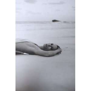  Fernanda Motta Lying on BEACH Victorias Secret Poster 