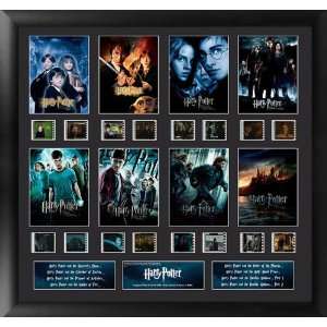  Harry Potter 8 Movie Wood Framed Back Lit Movie Film Cell 
