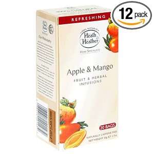 Heath & Heather 100% Natural Apple & Mango Fruit & Herbal Infusions 