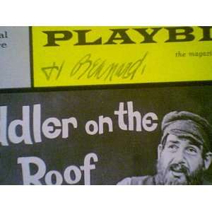  Bernardi, Herschel Fiddler On The Roof 1965 Playbill 