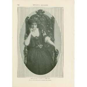  1908 Print Actress Isabel Irving 
