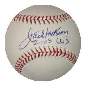  Jack McKeon autographed Baseball inscribed 2003 WS Champs 