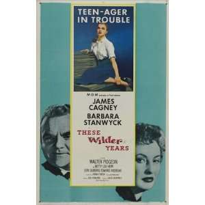  These Wilder Years Poster 27x40 James Cagney Barbara 