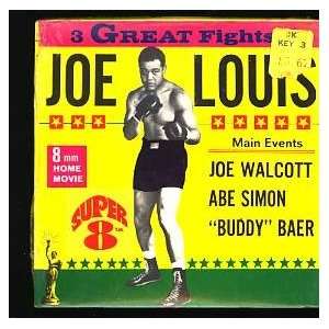 Joe Louis 3 Greatest Fights (Walcott, Simon, Baer) Super 8 Color Movie 