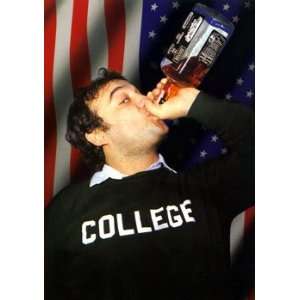 John Belushi College Drinking 38X54 Large Poster