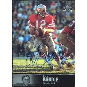   Upper Deck Legends Autographs #AL81 John Brodie Sports Collectibles