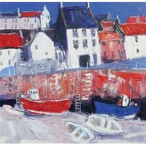  John Lowrie Morrison   Down in the Harbour, Crail Giclee 