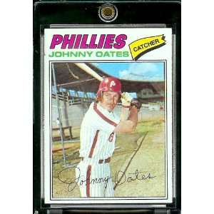  1977 Topps # 619 Johnny Oates Philadelphia Phillie 