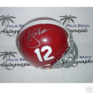 Ken Stabler signed Alabama Crimson Tide Mini Helmet