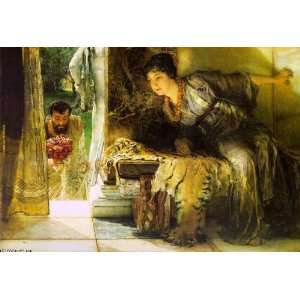 Hand Made Oil Reproduction   Sir Lawrence Alma Tadema   32 x 22 inches 