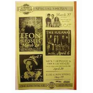 Leon Russell Lamont Cranston Handbill poster