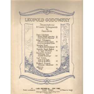   Concert Arrangement for Piano by Leopold Godowsky) I Albeniz Books