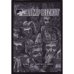 Limp Bizkit Music Band Hands in Skulls Woven Patch