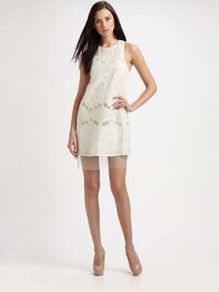 BCBGMAXAZRIA   Simona Embroidered Dress    