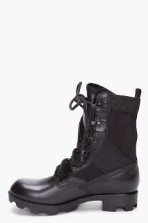 Theyskens Theory Black Atta Yvanka Combat Boots for women  