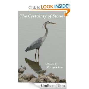 The Certainty of Stone Matthew Ross  Kindle Store