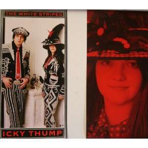  The White Stripes Icky Thump Double Sided Poster Meg White 