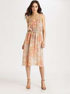 Joie   Oasis Floral Print Silk Dress