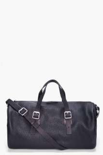 Marc By Marc Jacobs Black Simple Leather Duffle Bag for men  