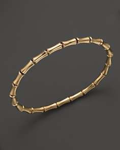 Gucci 18k Yellow Gold Bamboo Bangle