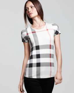 Burberry Brit All Over Check Tee  