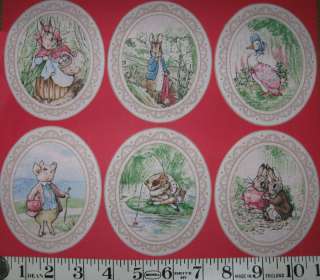 Beatrix Potter Peter Rabbit Fabric Iron On Appliques #5  