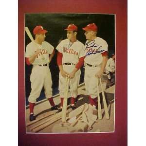 Richie Ashburn & Del Ennis Philadelphia Phillies Autographed 11 X 14 