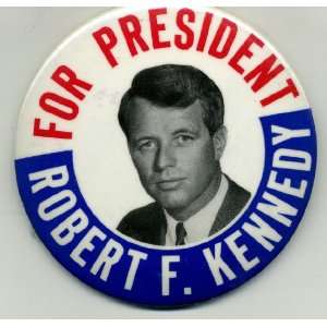  Robert F. Kennedy   Original Campaign Button   RFK 