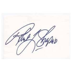 ROBERT SHAPIRO Signed Index Card In Person