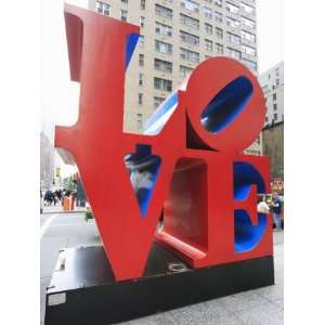  The Pop Art Love Sculpture by Robert Indiana, Sixth Avenue 