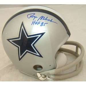 Roger Staubach Autographed/Hand Signed Dallas Cowboys Mini Helmet with 