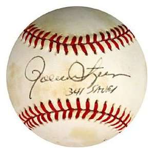 Rollie Fingers 341 Saves Autographed / Signed Baseball