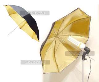33 83cm studio flash reflector umbrella black gold  