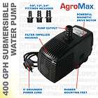 400 GPH SUBMERSIBLE WATER PUMP GALLONS PER HOUR HYDROPONICS xtreme cap 