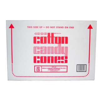  ct GOLD MEDAL 3021 PAPER COTTON CANDY FLOSS CONES 090939130213  