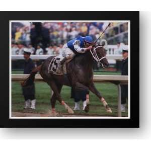  2004 Kentucky Derby Smarty Jones #873 14x12 Framed Art 