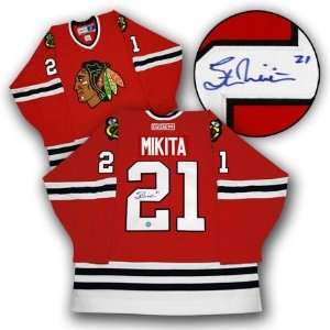 Stan Mikita Signed Jersey   Black Hawks   Autographed NHL Jerseys