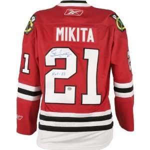 Stan Mikita Autographed Jersey  Details Chicago Blackhawks, Reebok 