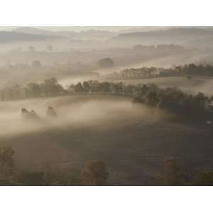  The Early Morning Mist Rises over Bell Buckle, Tennessee 