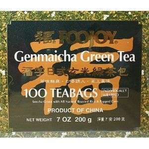 Foojoy Genmaicha Green tea 100 tea bags  