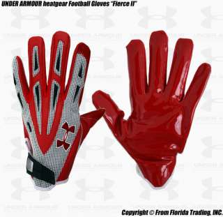 UNDER ARMOUR heatgear Football GlovesFierce 2(2XL)Rd  