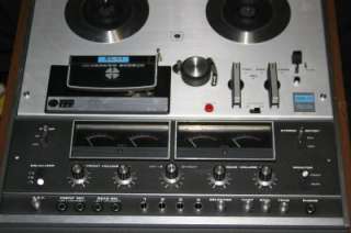   1800 SS REEL TO REEL RECORDER PLAYER W 8 TRACK ADAPTER AS IS  